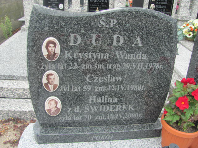 Franciszek Henryk Duda Ostrów Mazowiecka - Grobonet - Wyszukiwarka osób pochowanych