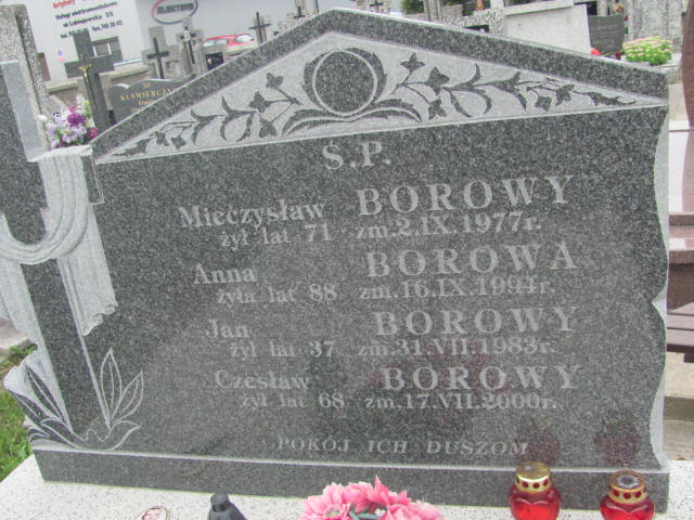 Czesław Borowy Ostrów Mazowiecka - Grobonet - Wyszukiwarka osób pochowanych