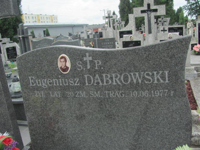 Eugeniusz Dąbrowski 1956 Ostrów Mazowiecka - Grobonet - Wyszukiwarka osób pochowanych