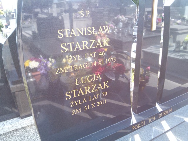 Łucja Starzak 1932 Ostrów Mazowiecka - Grobonet - Wyszukiwarka osób pochowanych