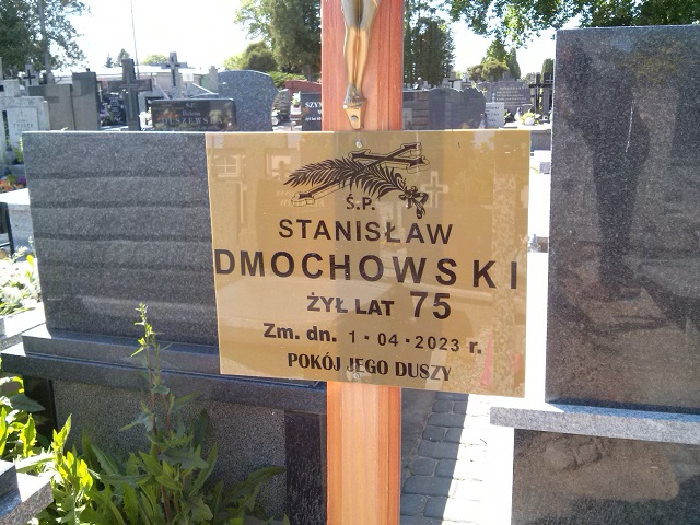 Stanisław Dmochowski 1947 Ostrów Mazowiecka - Grobonet - Wyszukiwarka osób pochowanych
