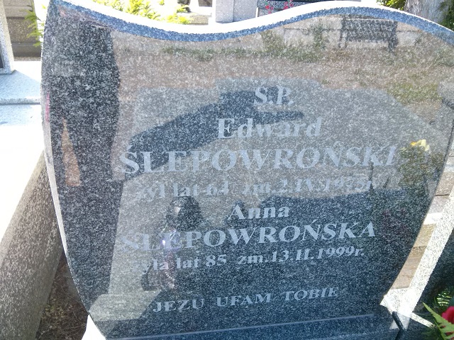 Edward Ślepowroński 1911 Ostrów Mazowiecka - Grobonet - Wyszukiwarka osób pochowanych