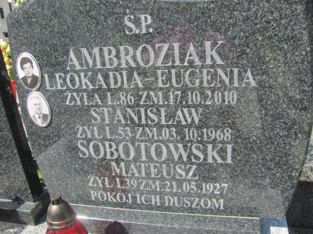 Leokadia Eugenia Ambroziak 1924 Ostrów Mazowiecka - Grobonet - Wyszukiwarka osób pochowanych