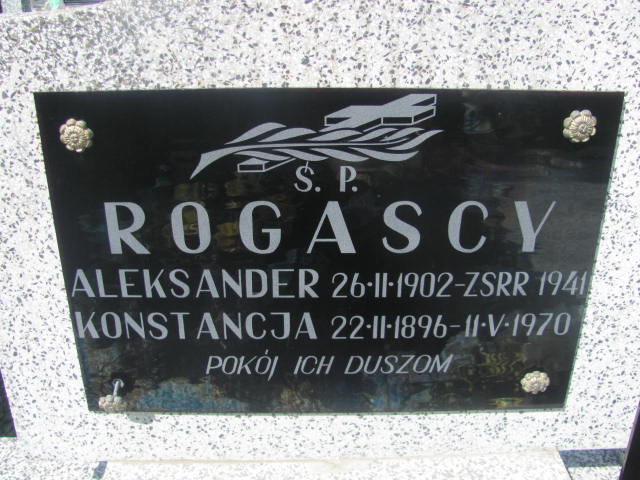 Tadeusz Rogaski Ostrów Mazowiecka - Grobonet - Wyszukiwarka osób pochowanych
