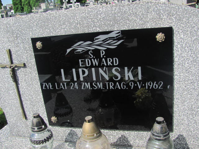 Edward Lipiński 1938 Ostrów Mazowiecka - Grobonet - Wyszukiwarka osób pochowanych