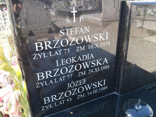 Józef Brzozowski 1935 Ostrów Mazowiecka - Grobonet - Wyszukiwarka osób pochowanych