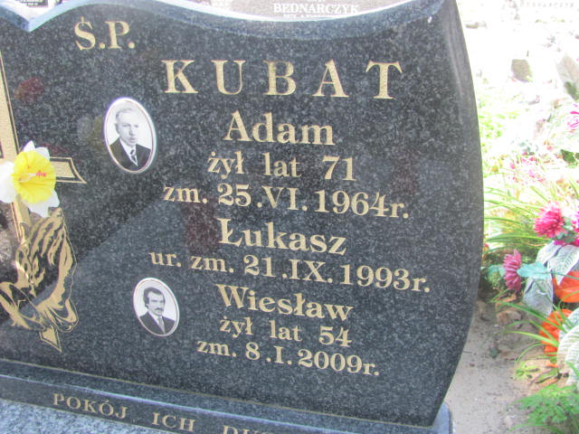 Wiesław Kubat 1953 Ostrów Mazowiecka - Grobonet - Wyszukiwarka osób pochowanych