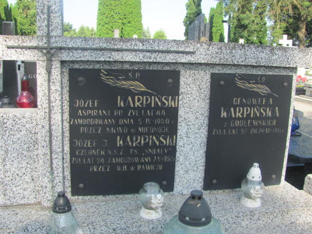 Józef Karpiński Ostrów Mazowiecka - Grobonet - Wyszukiwarka osób pochowanych