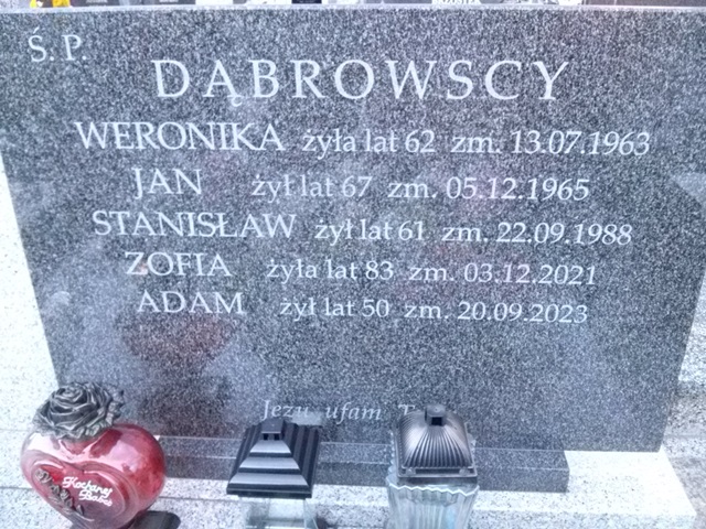 Jan Dąbrowski Ostrów Mazowiecka - Grobonet - Wyszukiwarka osób pochowanych