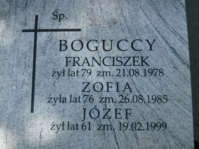 Grób Franciszek Bogucki