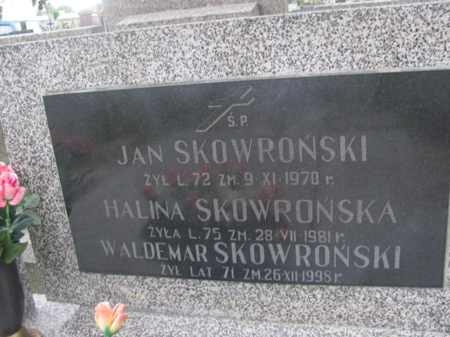 Jan Skowroński Ostrów Mazowiecka - Grobonet - Wyszukiwarka osób pochowanych