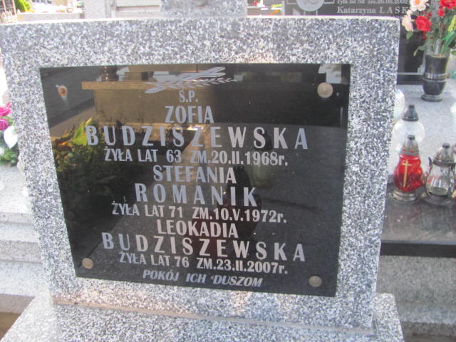 Leokadia Budziszewska Ostrów Mazowiecka - Grobonet - Wyszukiwarka osób pochowanych