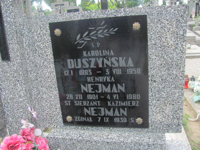 Henryka Nejman 1901 Ostrów Mazowiecka - Grobonet - Wyszukiwarka osób pochowanych