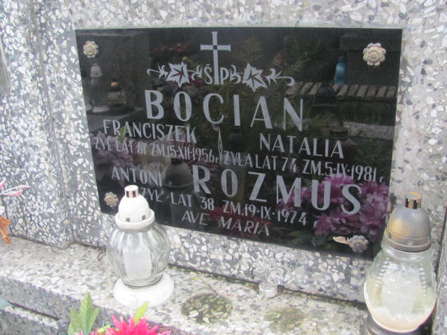 Natalia Bocian Ostrów Mazowiecka - Grobonet - Wyszukiwarka osób pochowanych