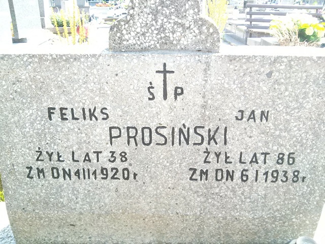 Jan Prosiński Ostrów Mazowiecka - Grobonet - Wyszukiwarka osób pochowanych