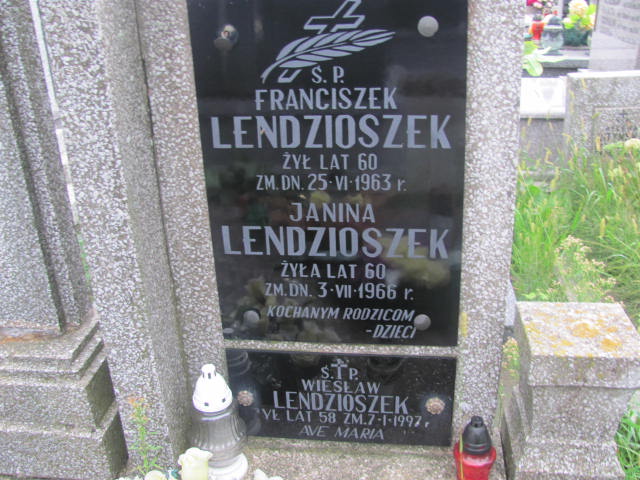 Wiesław Lendzioszek Ostrów Mazowiecka - Grobonet - Wyszukiwarka osób pochowanych