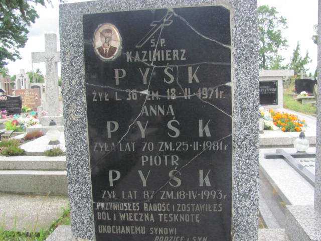 Piotr Pyśk Ostrów Mazowiecka - Grobonet - Wyszukiwarka osób pochowanych