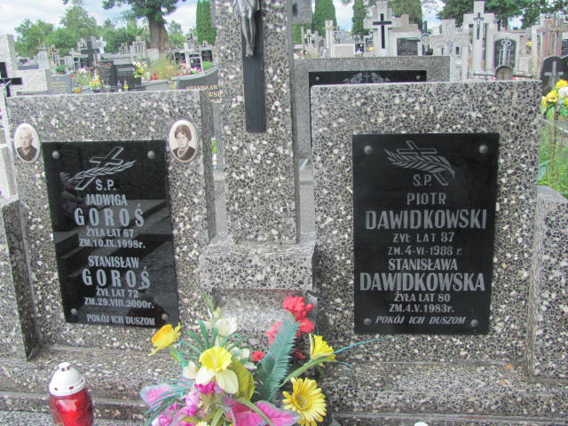 Piotr Dawidowski Ostrów Mazowiecka - Grobonet - Wyszukiwarka osób pochowanych