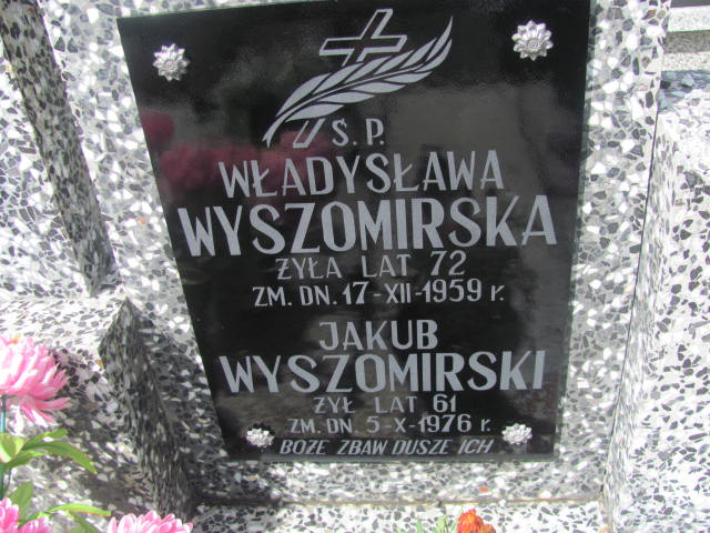 Władysława Wyszomirska Ostrów Mazowiecka - Grobonet - Wyszukiwarka osób pochowanych