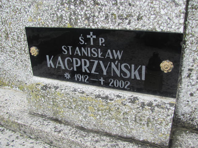 Stanisław Kacprzyński 1911 Ostrów Mazowiecka - Grobonet - Wyszukiwarka osób pochowanych