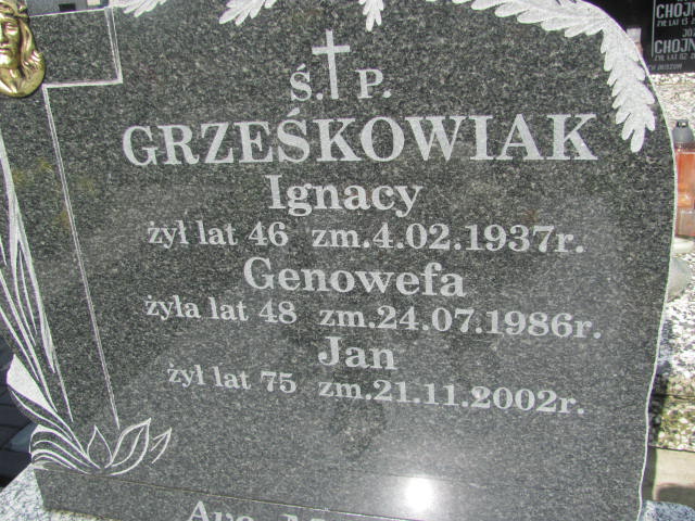 Jan Grześkowiak Ostrów Mazowiecka - Grobonet - Wyszukiwarka osób pochowanych