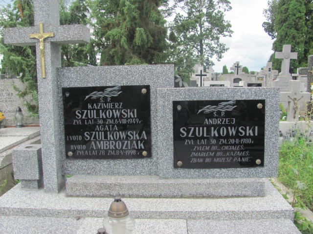 Andrzej Szulkowski Ostrów Mazowiecka - Grobonet - Wyszukiwarka osób pochowanych