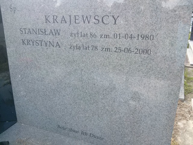 Stanisław Krajewski Ostrów Mazowiecka - Grobonet - Wyszukiwarka osób pochowanych