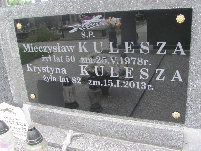 Mieczysław Kulesza Ostrów Mazowiecka - Grobonet - Wyszukiwarka osób pochowanych