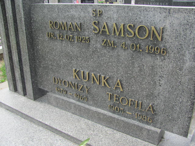 Roman Samson 1925 Ostrów Mazowiecka - Grobonet - Wyszukiwarka osób pochowanych