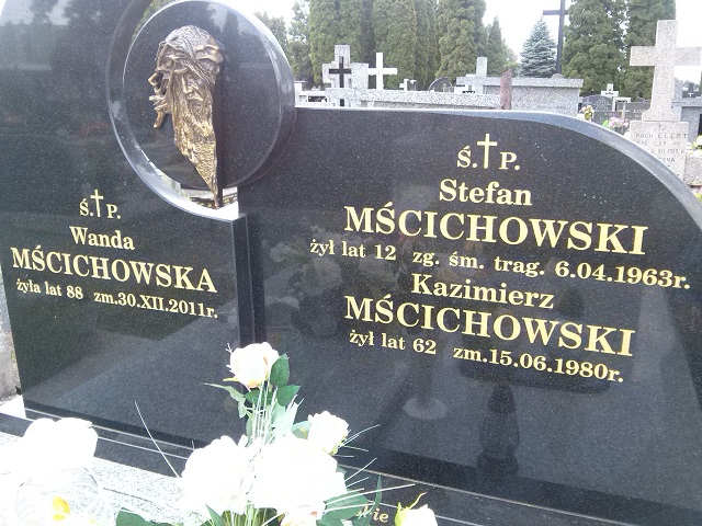 Stefan Mścichowski Ostrów Mazowiecka - Grobonet - Wyszukiwarka osób pochowanych