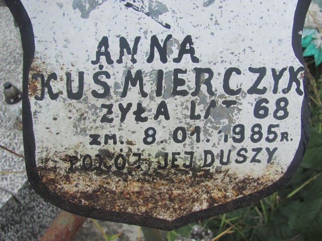 Anna Kuśmierczyk Ostrów Mazowiecka - Grobonet - Wyszukiwarka osób pochowanych