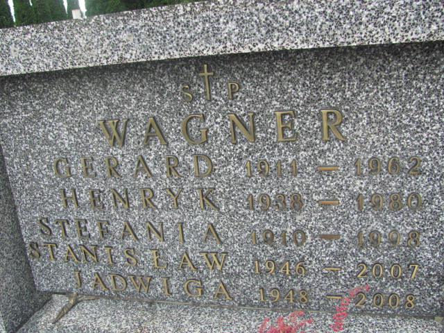 Gerard Wagner 1911 Ostrów Mazowiecka - Grobonet - Wyszukiwarka osób pochowanych