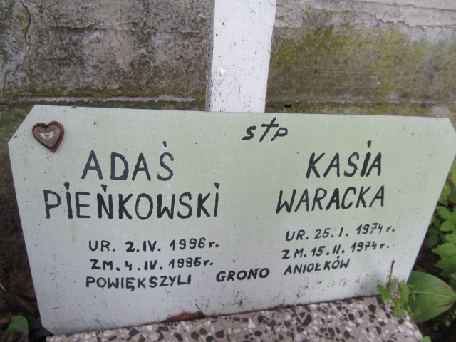 Adam Pieńkowski 1996 Ostrów Mazowiecka - Grobonet - Wyszukiwarka osób pochowanych