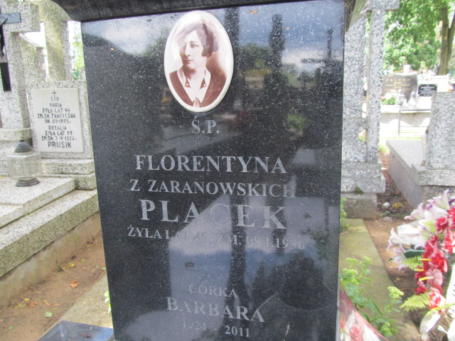 Florentyna Placek Ostrów Mazowiecka - Grobonet - Wyszukiwarka osób pochowanych