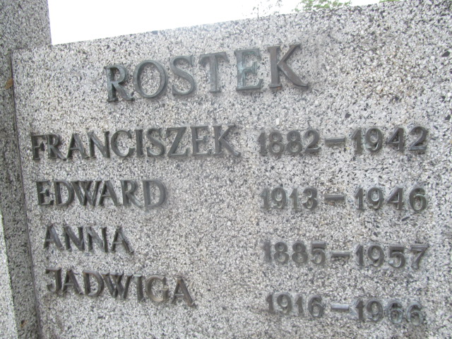 Anna Rostek 1884 Ostrów Mazowiecka - Grobonet - Wyszukiwarka osób pochowanych