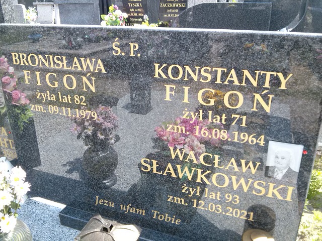 Konstanty Figoń 1892 Ostrów Mazowiecka - Grobonet - Wyszukiwarka osób pochowanych