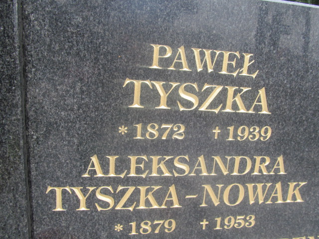 Aleksandra Tyszka Nowak 1878 Ostrów Mazowiecka - Grobonet - Wyszukiwarka osób pochowanych