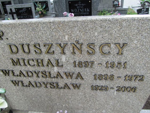 Michał Duszyński 1896 Ostrów Mazowiecka - Grobonet - Wyszukiwarka osób pochowanych