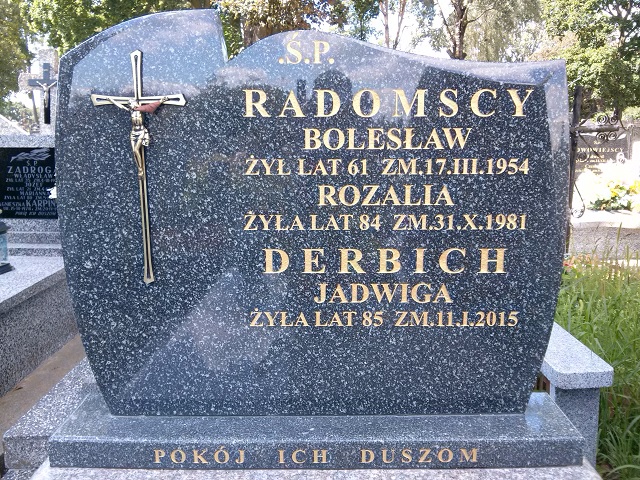 Jadwiga Derbich Ostrów Mazowiecka - Grobonet - Wyszukiwarka osób pochowanych