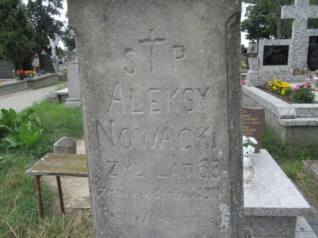 Aleksy Nowacki Ostrów Mazowiecka - Grobonet - Wyszukiwarka osób pochowanych