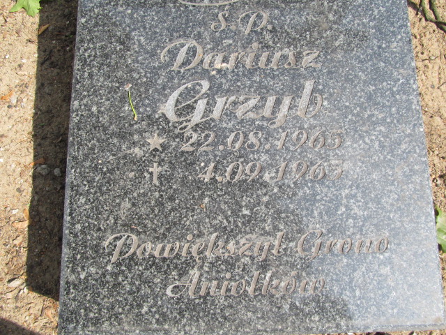 Grób Dariusz Grzyb