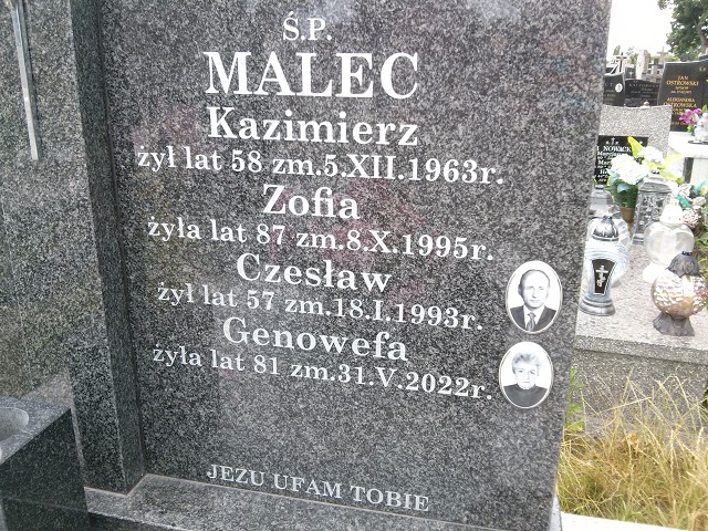 Ludwik Malec Ostrów Mazowiecka - Grobonet - Wyszukiwarka osób pochowanych