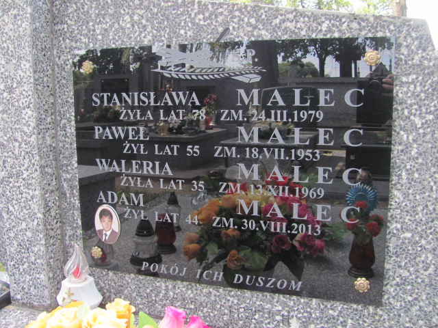 Stanisława Malec Ostrów Mazowiecka - Grobonet - Wyszukiwarka osób pochowanych