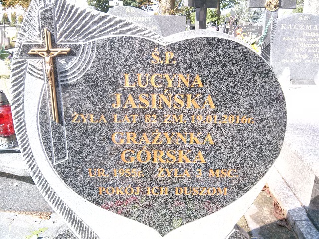 Lucyna Jasińska 1933 Ostrów Mazowiecka - Grobonet - Wyszukiwarka osób pochowanych