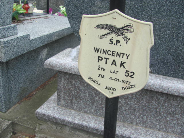 Wincenty Ptak Ostrów Mazowiecka - Grobonet - Wyszukiwarka osób pochowanych