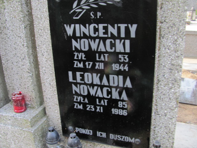 Wincenty Nowacki 1890 Ostrów Mazowiecka - Grobonet - Wyszukiwarka osób pochowanych