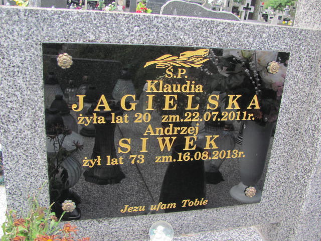 Klaudia Jagielska 1991 Ostrów Mazowiecka - Grobonet - Wyszukiwarka osób pochowanych