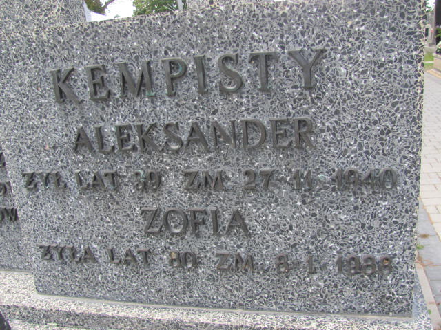 Zofia Kempisty Ostrów Mazowiecka - Grobonet - Wyszukiwarka osób pochowanych