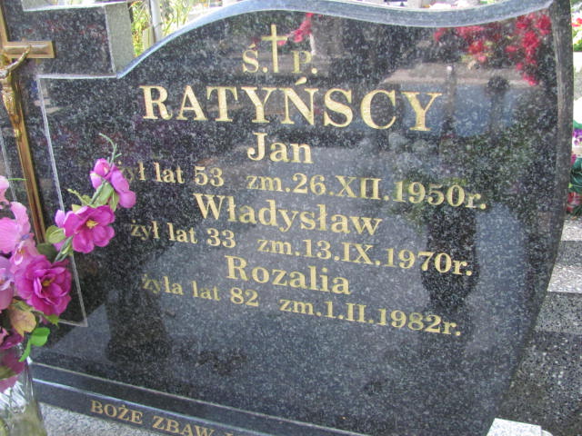 Jan Ratyński Ostrów Mazowiecka - Grobonet - Wyszukiwarka osób pochowanych