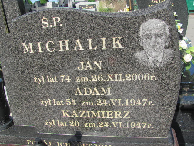 Jan Michalik Ostrów Mazowiecka - Grobonet - Wyszukiwarka osób pochowanych